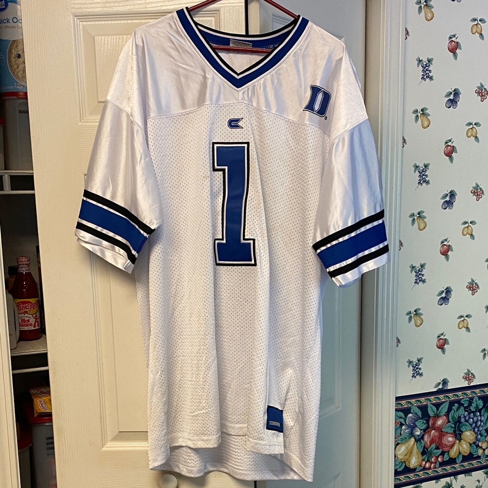 Colosseum White and Blue Duke Men's Jersey